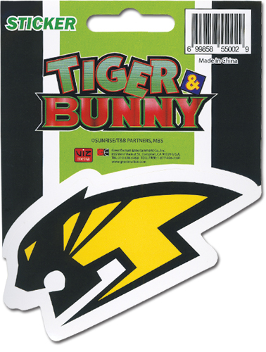 Tiger & Bunny Wild Tiger Logo Sticker, an officially licensed product in our Tiger & Bunny Stickers department.
