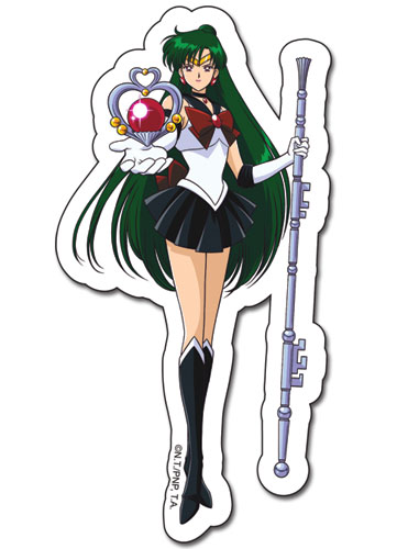Sailormoon Sailor Pluto Sticker, an officially licensed product in our Sailor Moon Stickers department.