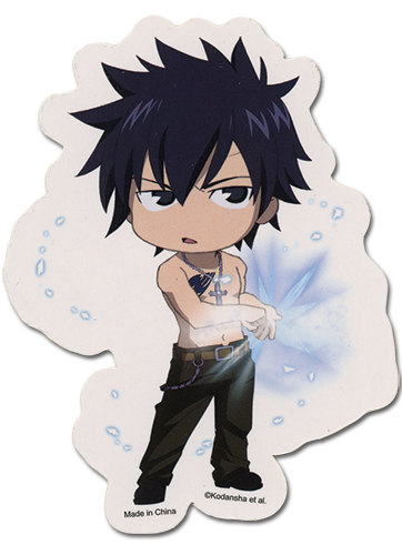 Fairy Tail Gray Sd Sticker, an officially licensed product in our Fairy Tail Stickers department.