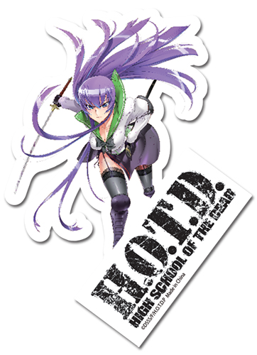 High School Of The Dead Saeko Sticker, an officially licensed product in our Everything Else Stickers department.