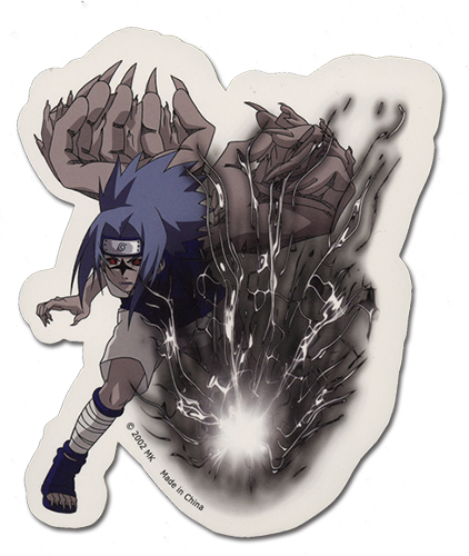 Naruto Sasuke Cursed Sticker, an officially licensed product in our Naruto Stickers department.