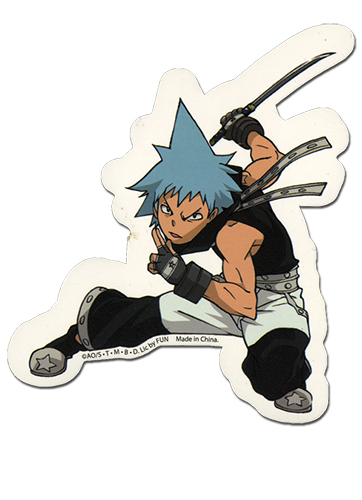 Soul Eater Black Star Sticker, an officially licensed product in our Soul Eater Stickers department.