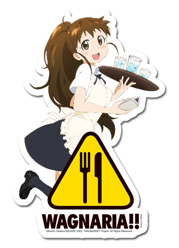 Wagnaria!! - Popura Sticker, an officially licensed product in our Wagnaria!! Stickers department.