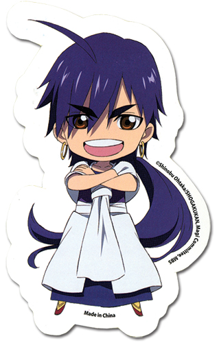 Magi Shinbad Sticker, an officially licensed product in our Magi Stickers department.