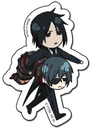 Black Butler Sebastian & Ciel Sticker, an officially licensed product in our Black Butler Stickers department.