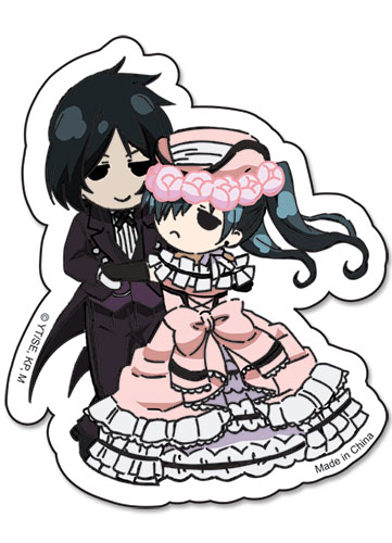 Black Butler Sebastain & Ciel Dance Sticker, an officially licensed product in our Black Butler Stickers department.