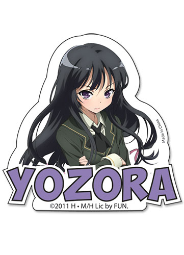Haganai Yozora Die Cut Sticker, an officially licensed product in our Haganai Stickers department.