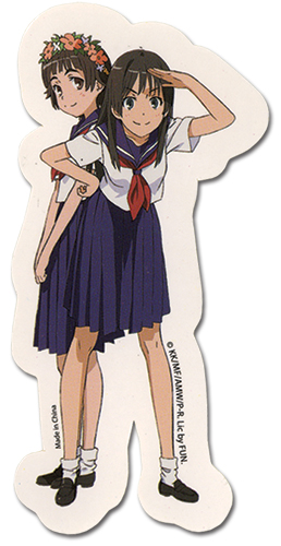 A Certain Scientific Railgun - Saten & Uiharu Sticker, an officially licensed product in our A Certain Scientific Railgun Stickers department.