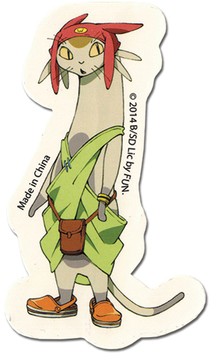 Space Dandy - Meow Sticker, an officially licensed product in our Space Dandy Stickers department.