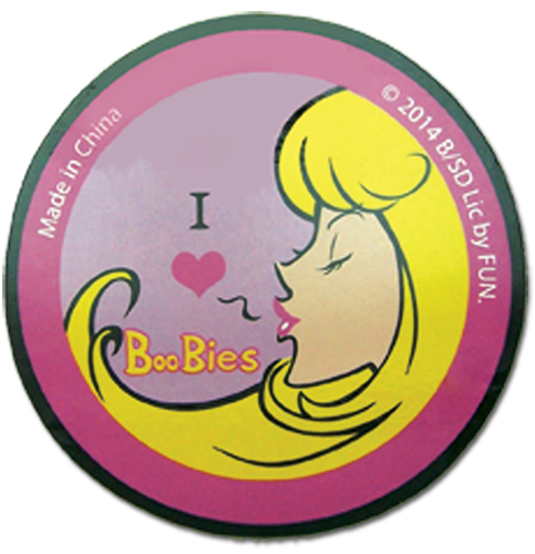 Space Dandy - I Heart Boobies Sticker, an officially licensed product in our Space Dandy Stickers department.