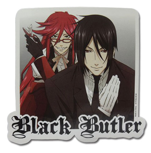 Black Butler - Sebastian & Grell Sticker, an officially licensed product in our Black Butler Stickers department.