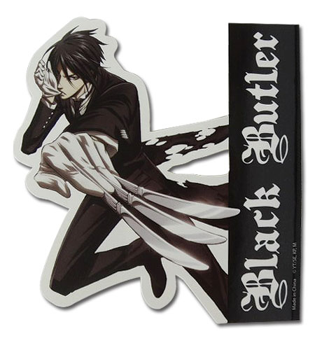 Black Butler - Battle Sebastian Sticker, an officially licensed product in our Black Butler Stickers department.