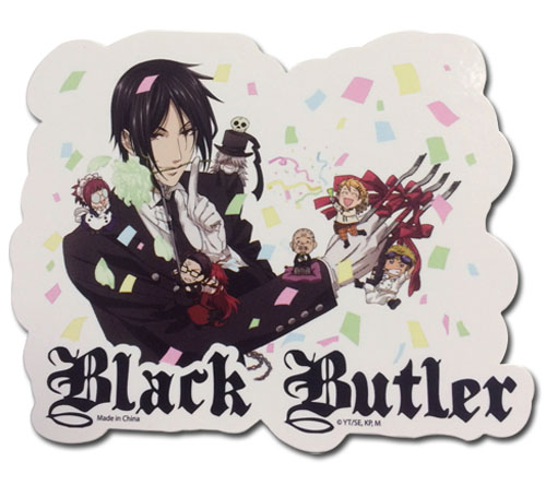 Black Butler - Celebrate Group Sticker, an officially licensed product in our Black Butler Stickers department.