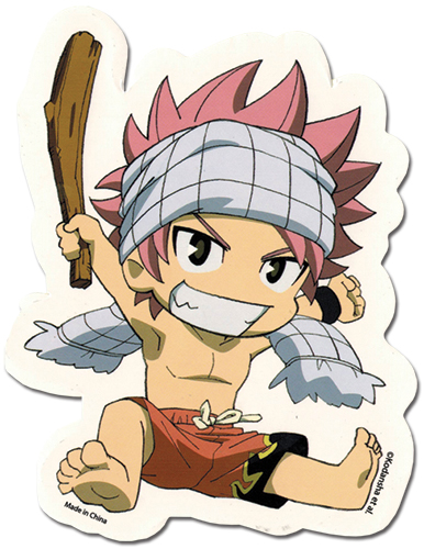 Fairy Tail - Natsu Sticker, an officially licensed product in our Fairy Tail Stickers department.