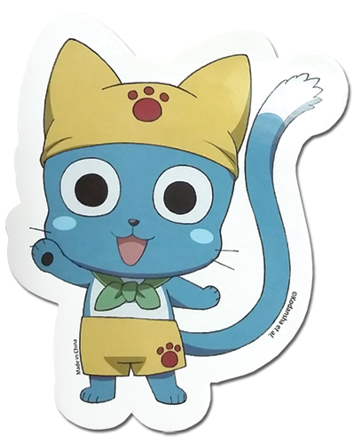 Fairy Tail - Happy Sticker, an officially licensed product in our Fairy Tail Stickers department.