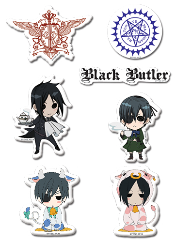 Black Butler - Sd Puffy Sticker Set, an officially licensed product in our Black Butler Stickers department.