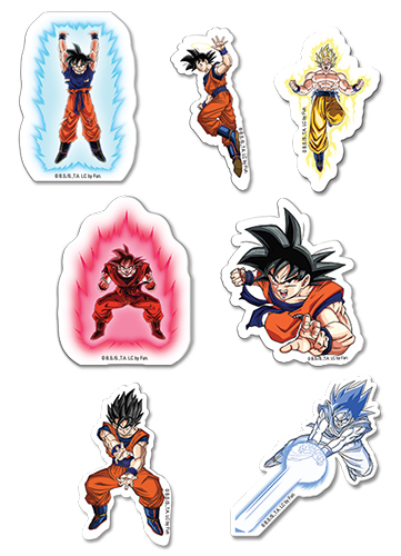 Dragon Ball Z - Goku Puffy Sticker Set, an officially licensed product in our Dragon Ball Z Stickers department.