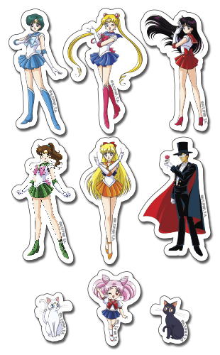 Sailor Moon R - Puffy Sticker Set, an officially licensed product in our Sailor Moon Stickers department.