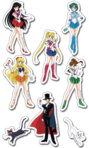 Sailor Moon - Puffy Sticker Set, an officially licensed product in our Sailor Moon Stickers department.