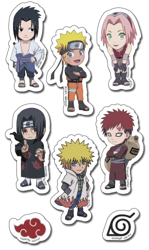 Naruto Shippuden - Puffy Sticker Set, an officially licensed product in our Naruto Shippuden Stickers department.