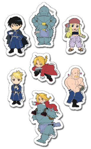 Fullmetal Alchemist - Puffy Sticker Set, an officially licensed product in our Fullmetal Alchemist Stickers department.