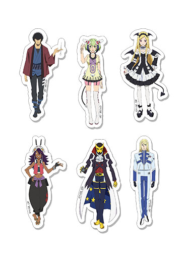 Dimension W - Characters Sticker Set, an officially licensed product in our Dimension W Stickers department.