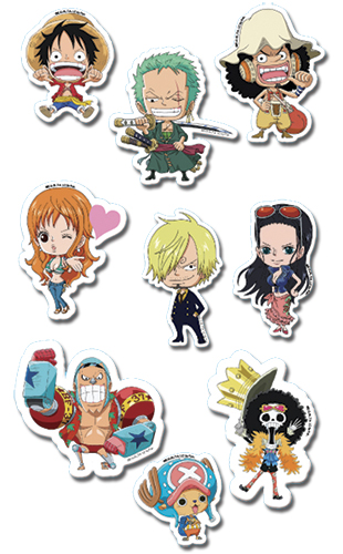 One Piece - Sd Characters Punk Hazard Puffy Stickers Set, an officially licensed product in our One Piece Stickers department.