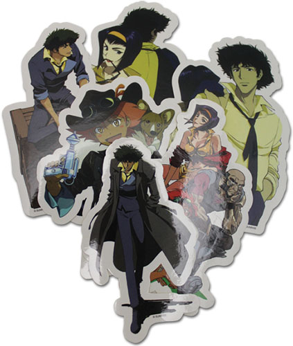 Cowboy Bebop - Group Die Sticker Set, an officially licensed product in our Cowboy Bebop Stickers department.