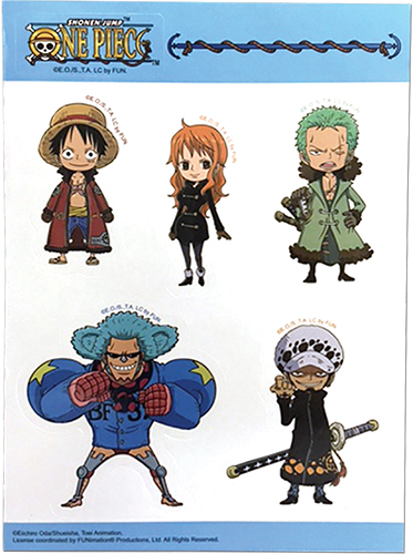 One Piece - Group Sd Sticker Set, an officially licensed product in our One Piece Stickers department.