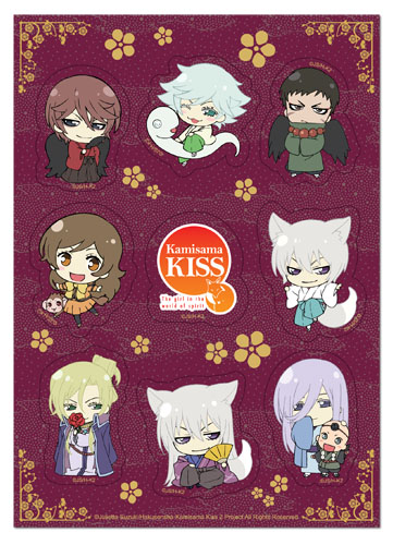 Kamisama Kiss 2 - Group Sticker Set, an officially licensed product in our Kamisama Kiss Stickers department.