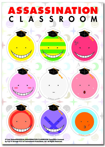 Assassination Classroom - Koro Sticker Set, an officially licensed product in our Assassination Classroom Stickers department.