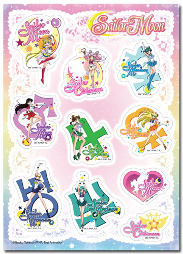 Sailor Moon Super S - Icons Sticker Set, an officially licensed product in our Sailor Moon Stickers department.