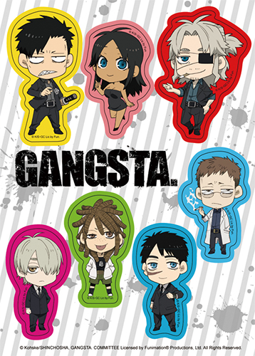 Gangsta - Sd Sticker Set, an officially licensed product in our Gangsta Stickers department.