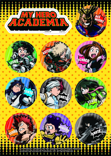 My Hero Academia - Hero Group Sticker Set, an officially licensed product in our My Hero Academia Stickers department.