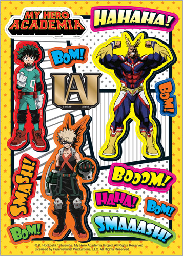 My Hero Academia - Onomatopoeia Group Sticker Set, an officially licensed product in our My Hero Academia Stickers department.