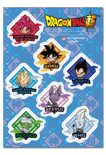Dragon Ball Super - Sd Diamond Sticker Set, an officially licensed product in our Dragon Ball Super Stickers department.