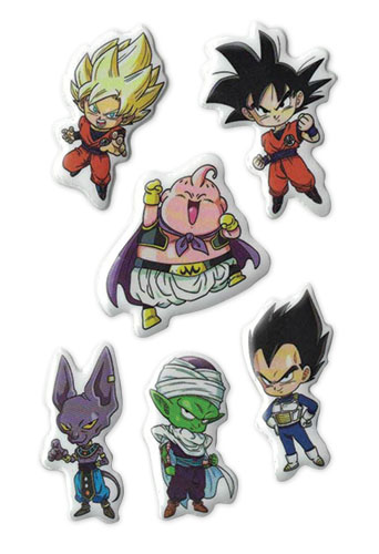 Dragon Ball Super - Sd Group Puffy Sticker Set, an officially licensed product in our Dragon Ball Super Stickers department.