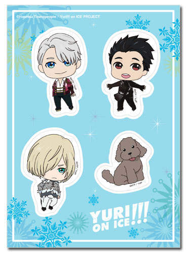 Yuri On Ice!!! - Sd Group Sticker Set, an officially licensed product in our Yuri!!! On Ice Stickers department.