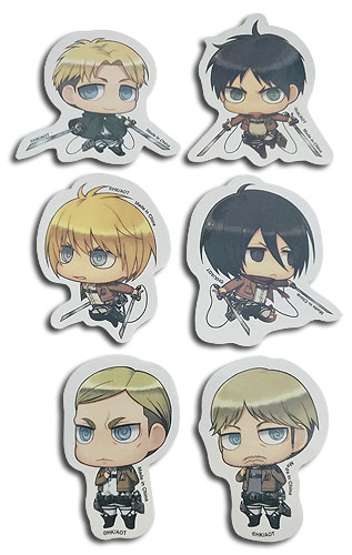 Attack On Titan S2 - Sd Group Die-Cut Sticker Set, an officially licensed product in our Attack On Titan Stickers department.