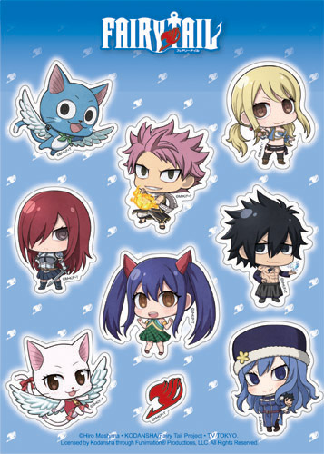 Fairy Tail - S7 Sd 1 Group Sticker Set, an officially licensed product in our Fairy Tail Stickers department.