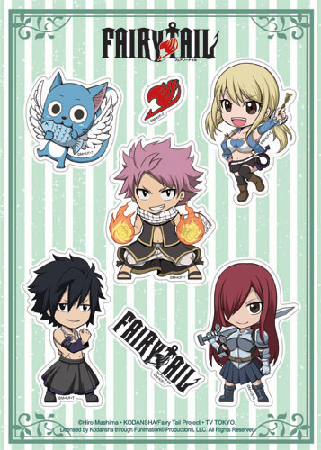 Fairy Tail - S7 Sd2 Group Sticker Set, an officially licensed product in our Fairy Tail Stickers department.