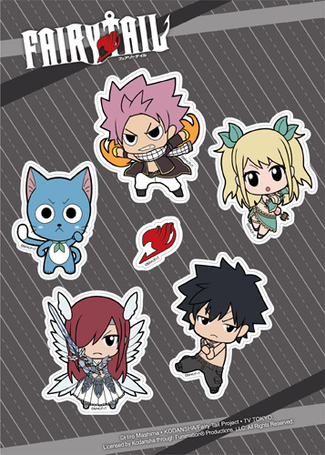 Fairy Tail - S8 Sd 1 Group Sticker Set, an officially licensed product in our Fairy Tail Stickers department.