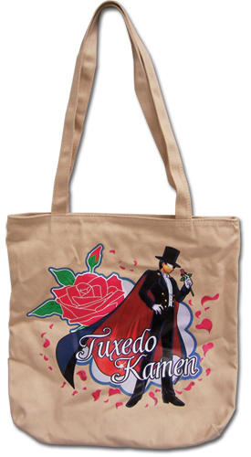 Sailormoon Tuxedo Kamen Tote Bag, an officially licensed product in our Sailor Moon Bags department.