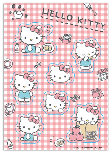 Hello Kitty - 2019 Sticker Set, an officially licensed product in our Hello Kitty Stickers department.