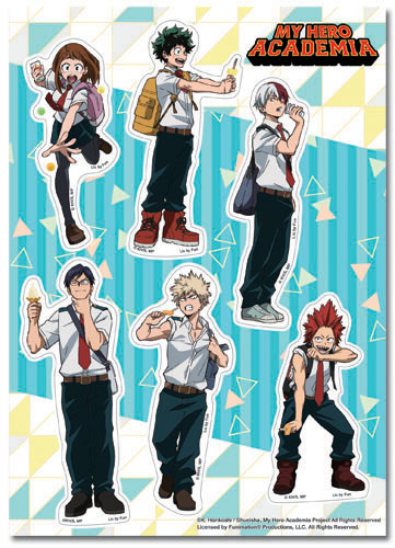 My Hero Academia - Group Ice Cream Sticker Set, an officially licensed product in our My Hero Academia Stickers department.