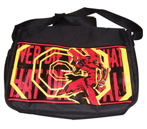 Evangelion Eva Unit 02 And At Field Messenger Bag, an officially licensed product in our Evangelion Bags department.