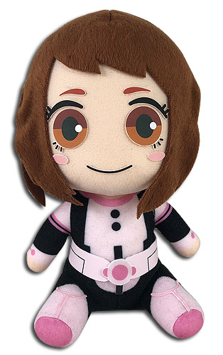 My Hero Academia - Ochaco Hero Costume Sitting Plush 8'', an officially licensed product in our My Hero Academia Costumes & Accessories department.