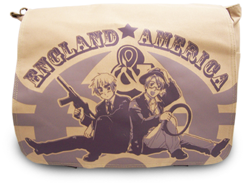 Hetalia Us And Uk Messenger Bag, an officially licensed product in our Hetalia Bags department.