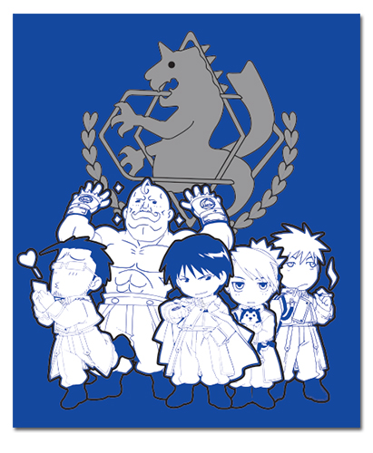 Fullmetal Alchemist Sd Military Throw Blanket, an officially licensed product in our Fullmetal Alchemist Blankets & Linen department.