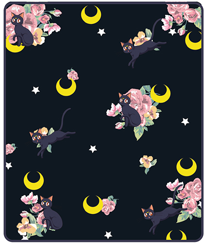 Sailor Moon - Luna Throw Blanket, an officially licensed product in our Sailor Moon Blankets & Linen department.